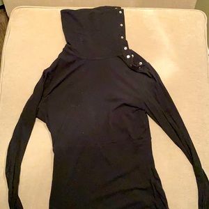 DVF black turtleneck
